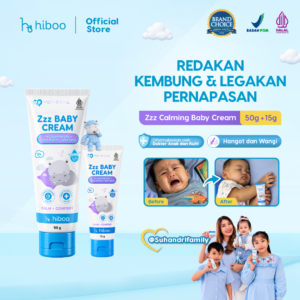 Hiboo Zzz Calming Baby Cream with 7X Essential Oils + Shea Butter + Aloe Vera