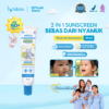 Hiboo Mochi Double Protection Physical Sunscreen SPF 50+ PA++++ with Anti Mosquito Fresh Scent - 30 ml