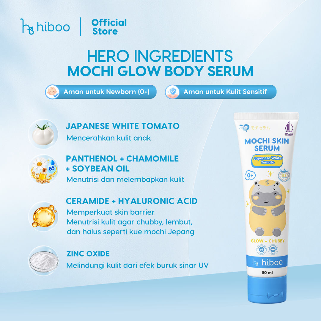 Hiboo Mochi Glow Body Serum with Japanese White Tomato