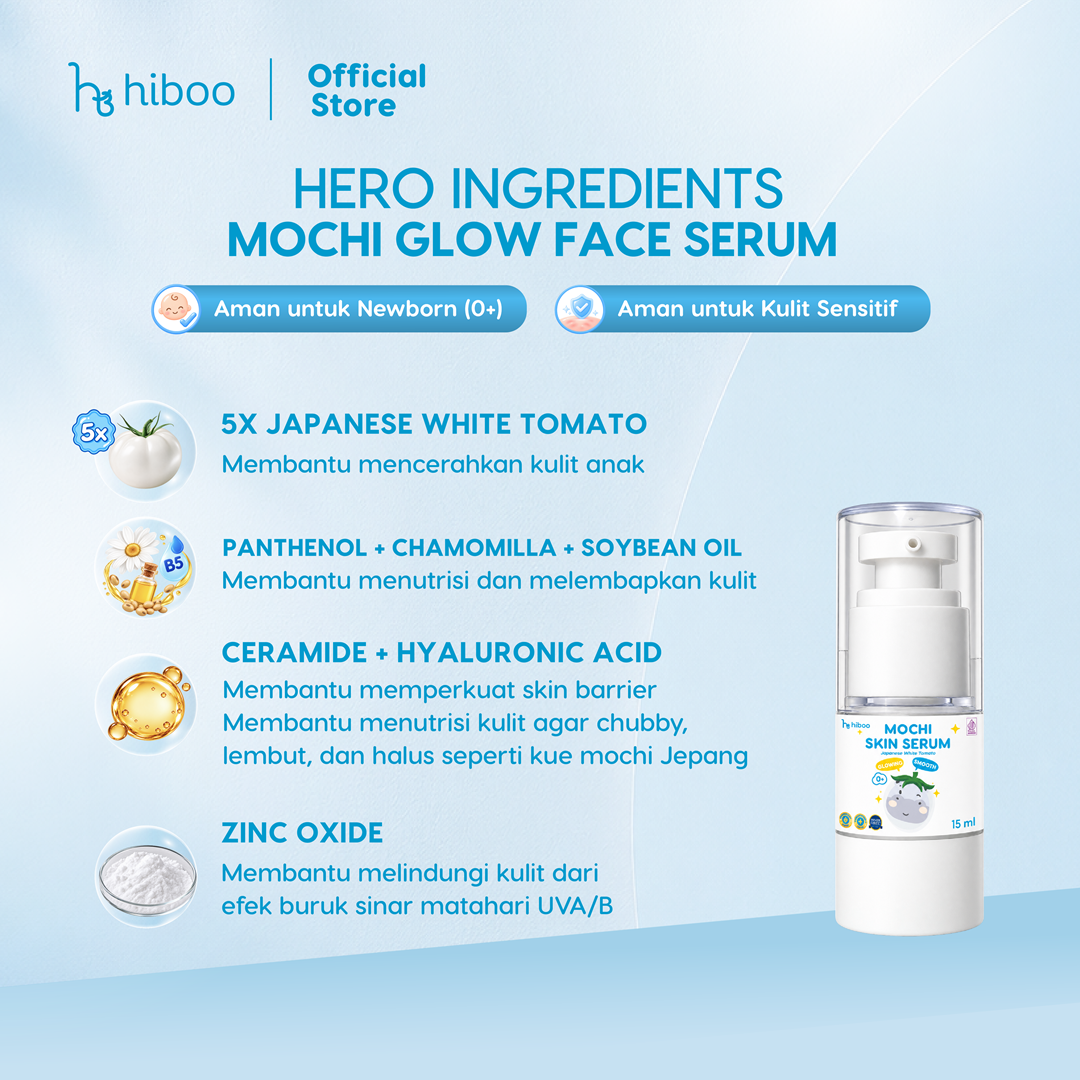 Hiboo Mochi Glow Face Serum with Japanese White Tomato