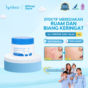 Hiboo All Purpose Baby Balm with 10% Coconut Oil + Vit E + Beeswax - 5 gram