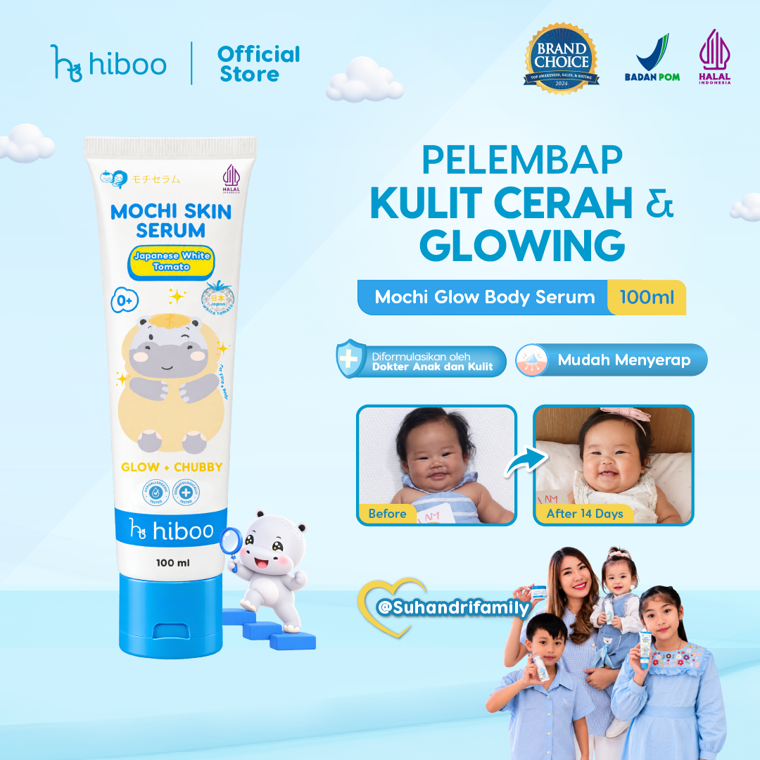 Hiboo Mochi Glow Body Serum with Japanese White Tomato - 100 ml